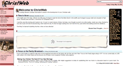 Desktop Screenshot of christweb.com